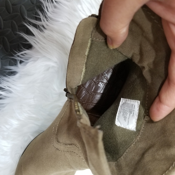 APT.9 Tan and Brown Heel Ankle Boots - Picture 16 of 16